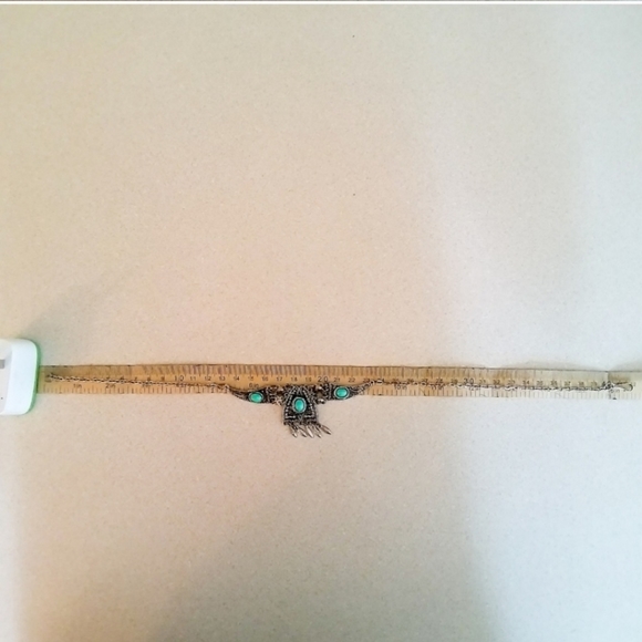 HOST PICK ON SALE 🔥 Boho tribal southwestern inspired faux turquoise necklace - Picture 6 of 10